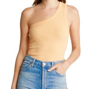 NWOT Citizens of Humanity Narida ribbed one shoulder top size M